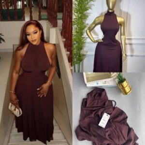 Halterneck Maxi Dress