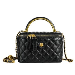 Quilted Diamond Vanity Bag