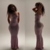Ribbed Spaghetti Strap Maxi Dress