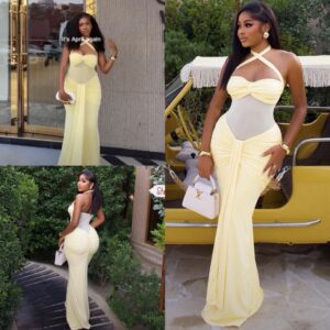 Halter Neck maxi Dress