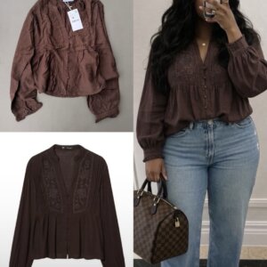 Versatile Embroidered Blouse