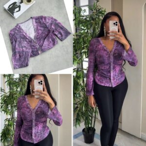 Pattern Mesh Top