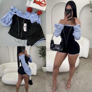 Co-ord Laceup Set