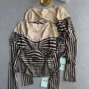 Striped Sleeved Top
