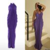 Sleeveless Pleated Maxi Dress