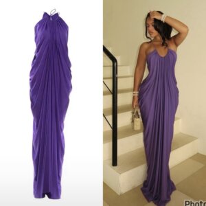 Sleeveless Pleated Maxi Dress