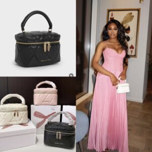 Top handle Vanity Bag