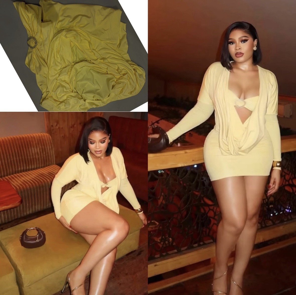 Cowl Neck Dress