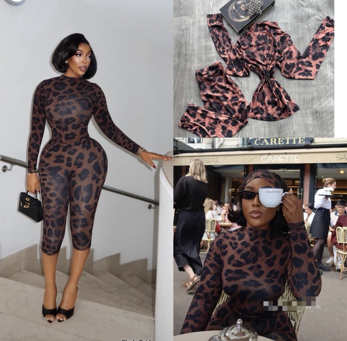 Capri Animal Print Two Piece Set