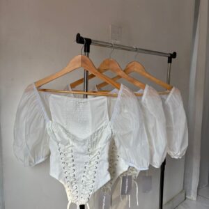 White Corset Top
