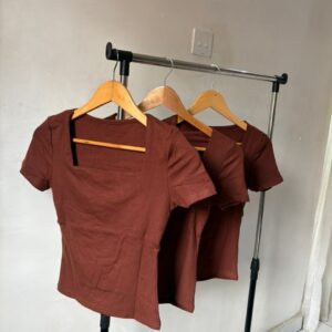 Square Neck Basic Top