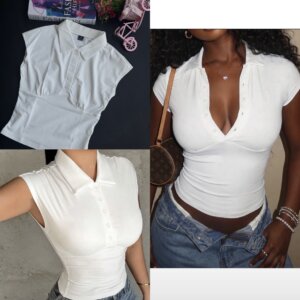 Button Up Basic Top