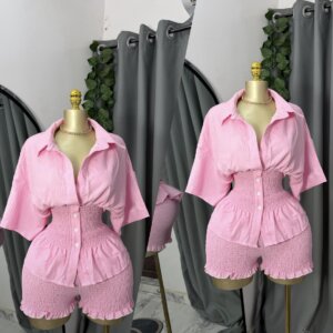 Clinched Smokey Two-piece Set