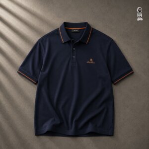 Cotton collar polo