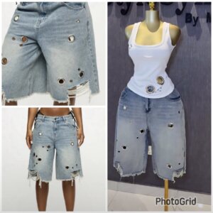 Denim O-Ring Jort