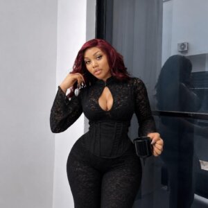 Lace Corset Capri Jumpsuit