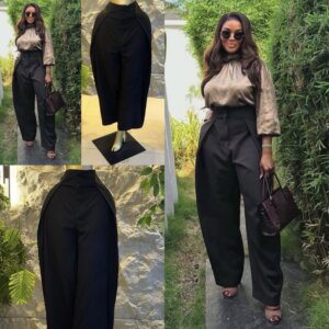 Barrel Ballon Pleated Pant