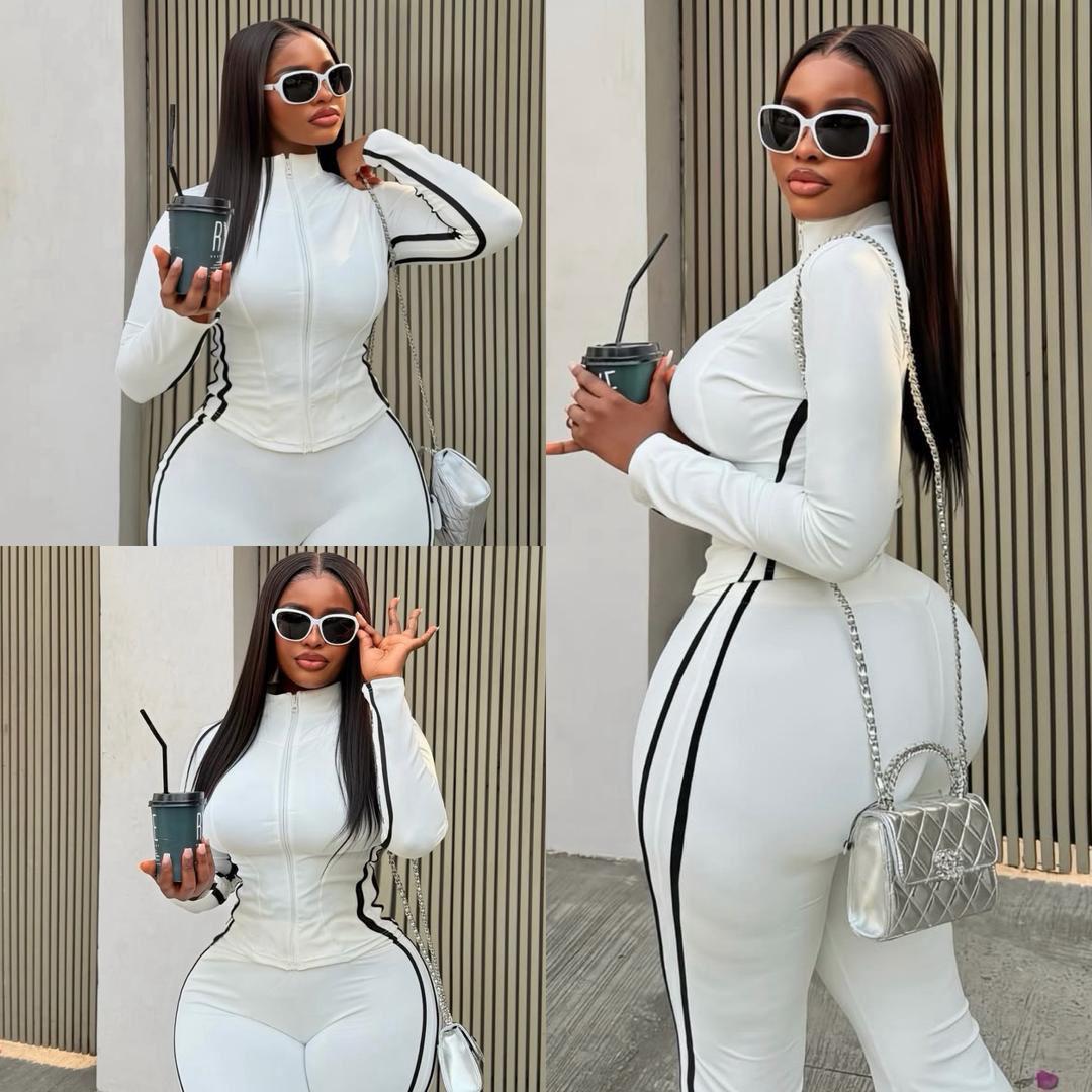 Long sleeve Zip up Gym