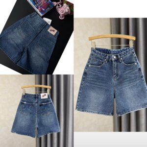 Denim Wide Leg Short