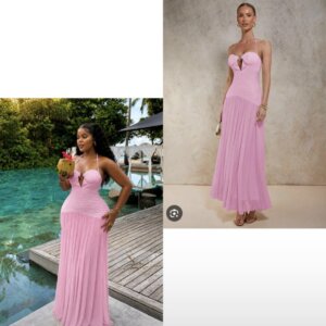 Mesh Maxi Dress, Stretchy Fabric