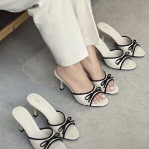 Ribbon Kitten Heels