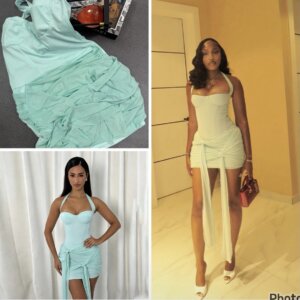 Ruched Draped Mini Dress