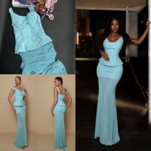 Elegant Off Shoulder Corset Dress