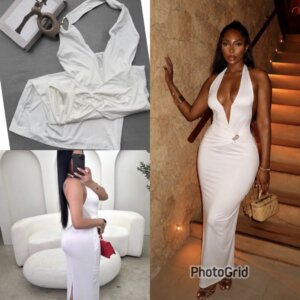 Halterneck Long Dress