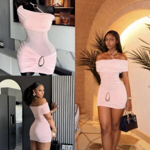 Off Shoulder Mini Dress