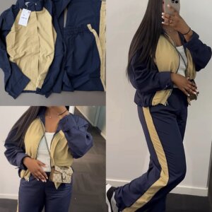 Side Stripes Track Suit Set
