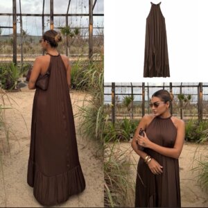 Silk Flute Loose Dress