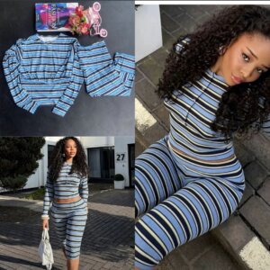 Striped 2piece Set